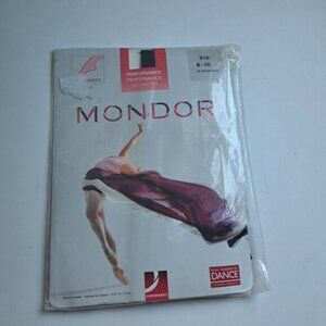 Mondor performance dance tight 310 black child 8-10 NEW sealed